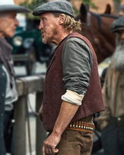 1923 Jerome Flynn Maroon Wool Vest