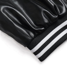 Black Bomber Chic Biker Genuine Sheepskin Leather Jacket for Women?s