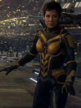 Ant Man 3 Evangeline Lilly Black and Yellow Costume Jacket
