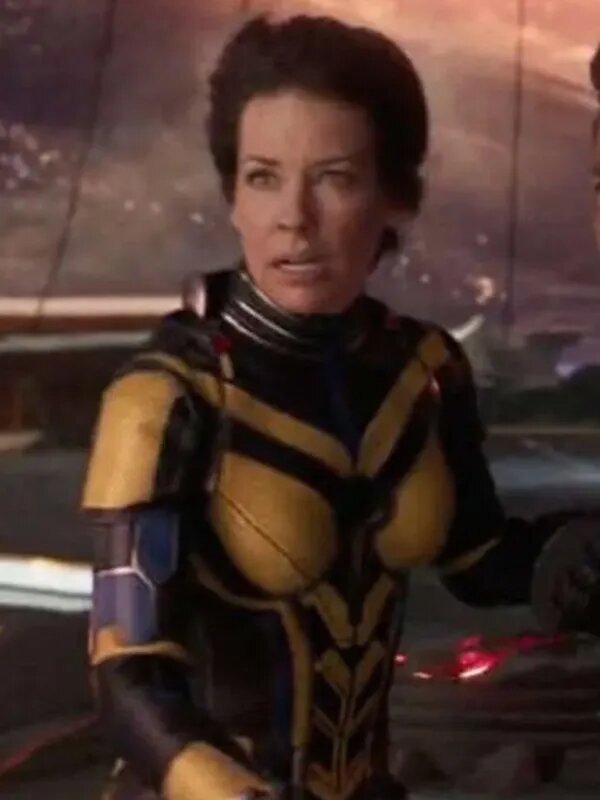 Ant Man 3 Evangeline Lilly Black and Yellow Costume Jacket
