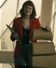 Ashley Barrett The Boys Red Blazer