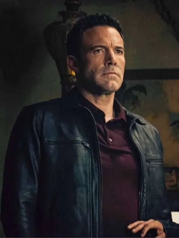 Ben Affleck Hypnotic Black Leather Jacket