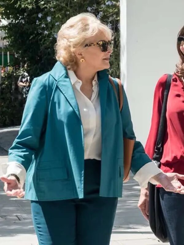 Candice Bergen Book Club: The Next Chapter Blue Blazer