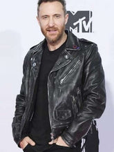 25th MTV Europe Music Awards David Guetta Leather Jacket
