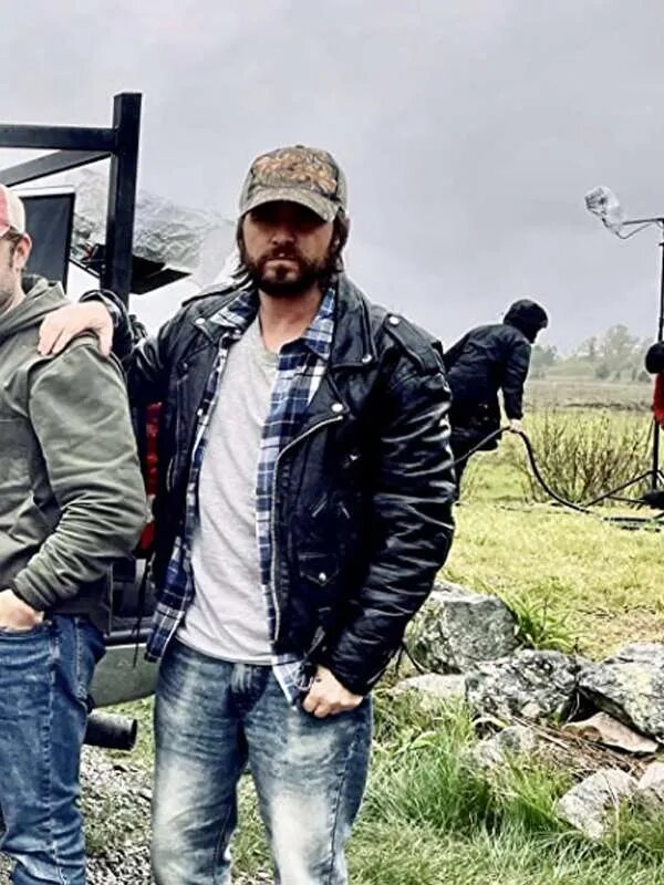 Aaron Stanford Finestkind 2023 Leather Jacket