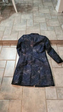 Gloria Abbott The Young and The Restless Metallic Feather Print Coat