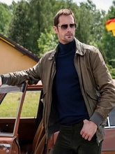 Alexander Skarsgård Infinity Pool 2023 Leather Jacket