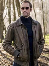 Alexander Skarsgård Infinity Pool 2023 Leather Jacket