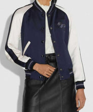 Lili Reinhart Riverdale S04 Blue and White Bomber Jacket