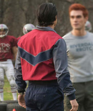 Riverdale S05 Reggie Mantle Red and Blue Jacket