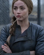 Sadie Rhodes Ghosted 2023 Asymmetric Leather Jacket