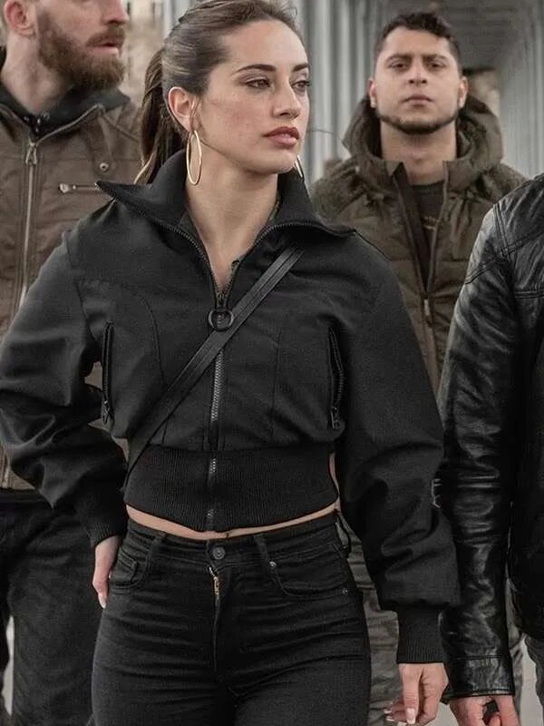 Asia Ortega Sky High Black Jacket