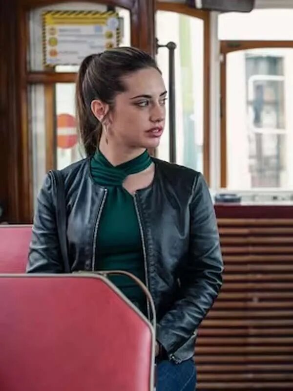 Asia Ortega Sky High 2023 Leather Jacket