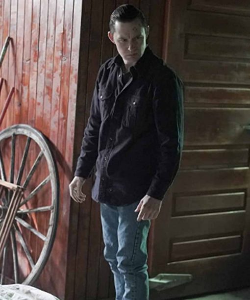 Big Sky Brian Geraghty Black Tracker Jacket