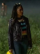 Teen Monica The Way Home S01 Leather Jacket