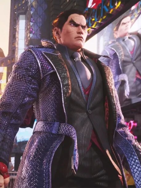 Tekken 8 Kazuya Mishima Leather Coat