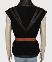 The Witcher S03 Yennefer Black Leather Vest