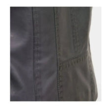 Black Stab-Stitch Style Genuine Sheepskin Racer Leather Jacket for Women