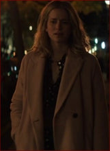 You Guinevere Beck Pale Pink Long Trench Coat