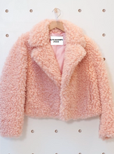 Wednesday 2022 Enid Sinclair Pink Faux Fur Jacket