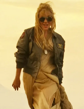 Top Gun Maverick Lady Gaga Green Jacket