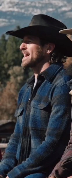 Yellowstone S05 Luke Grimes Wool Shirt 