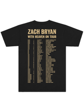 Black tee with gold 