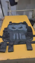 The Punisher Skull Tactical Leather Vest