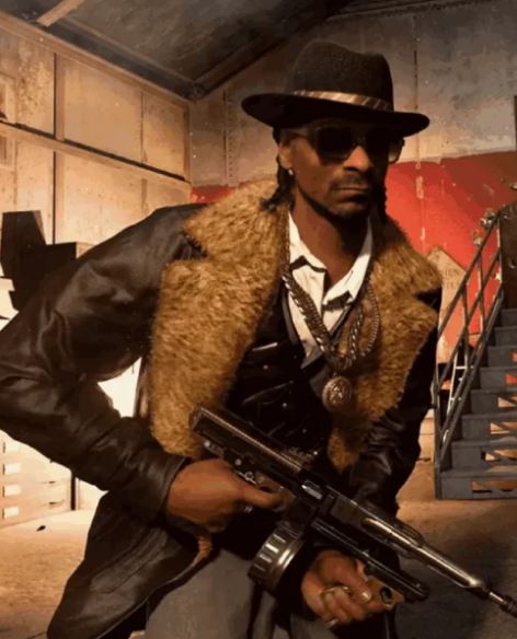 Call of Duty Snoop Dogg Shearling Coat