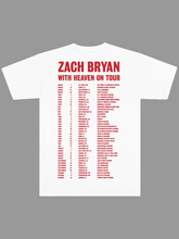 White tee with red 